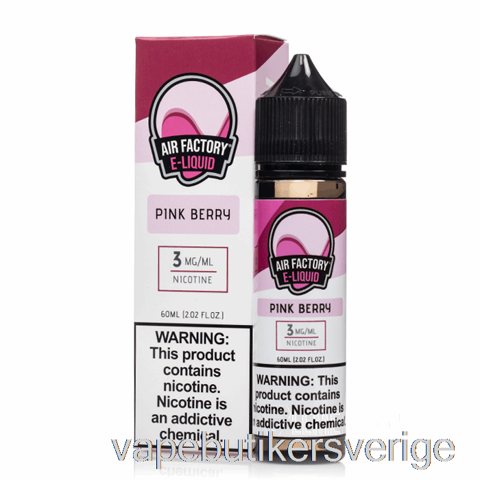 Vape Sverige Rosa Bär - Air Factory - 60ml 3mg